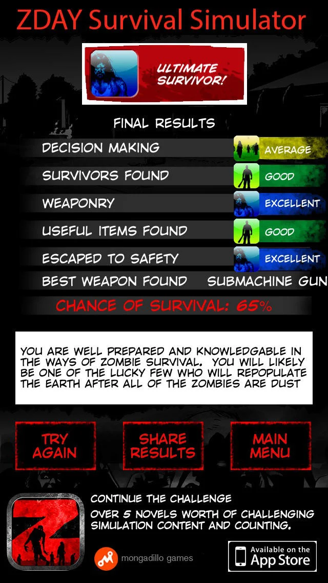 ZDAY Survival Simulator ZDAY Survival Simulator
