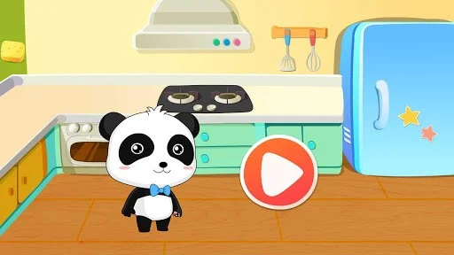 Baby Panda Happy Clean