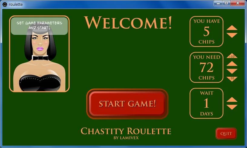 Chastity Roulette (HTML5 Version) (itch)