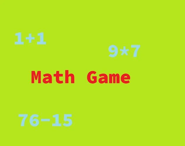 Math Game (itch) (Rusae) Math Game (itch) (Rusae)