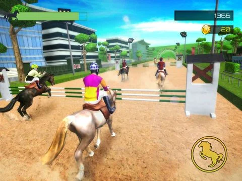 Frenzy Horse Racing Free . My Champions Jumping Races Simulator Games