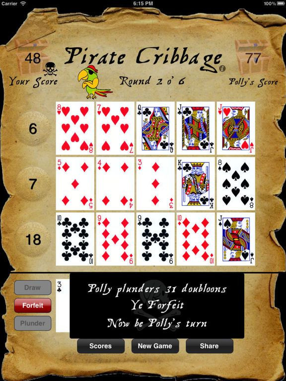 Статьи по Pirate Cribbage