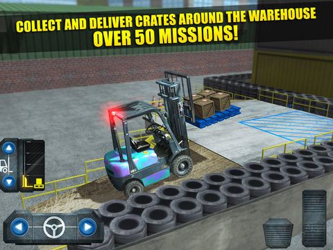 Fork Lift Truck Driving Simulator Real Extreme Car Parking Run