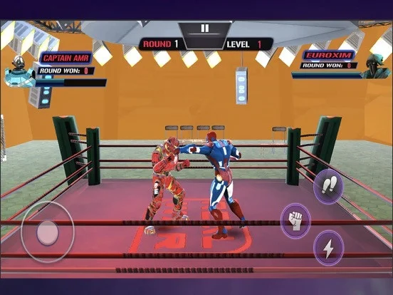 Robot Hero Ring Fighting Robot Hero Ring Fighting