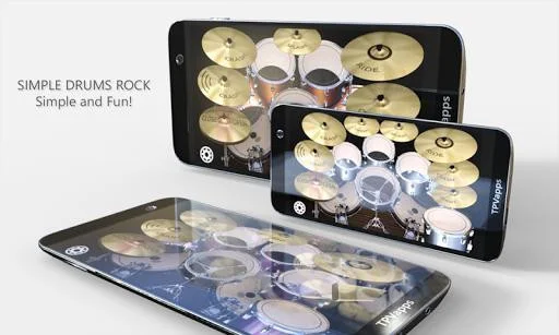 Simple Drums Rock - Realistic Drum Set Simple Drums Rock - Realistic Drum Set