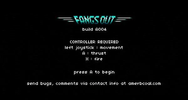 Новости о FANGS OUT (itch)