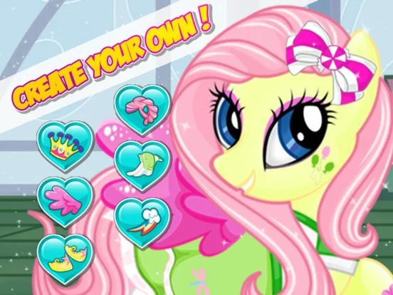 Статьи по Pony Dress Up and Salon Games for Little Girls
