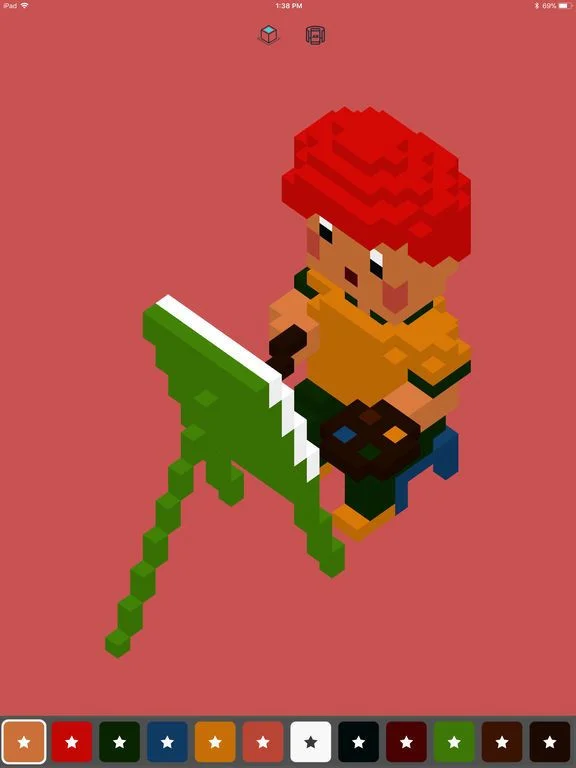 Flamingo - 3d Voxel Coloring