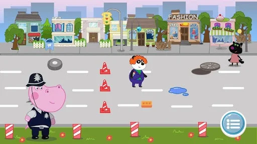 Kids Policeman games: Hippo Detective Kids Policeman games: Hippo Detective