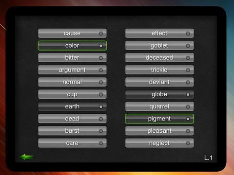 Word Match Synonyms & Antonyms