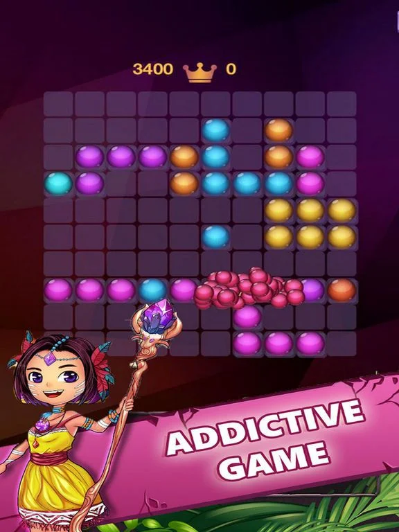 1010 Sweet Ball Line Puzzle 1010 Sweet Ball Line Puzzle
