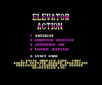 Статьи по Elevator Action (1983)