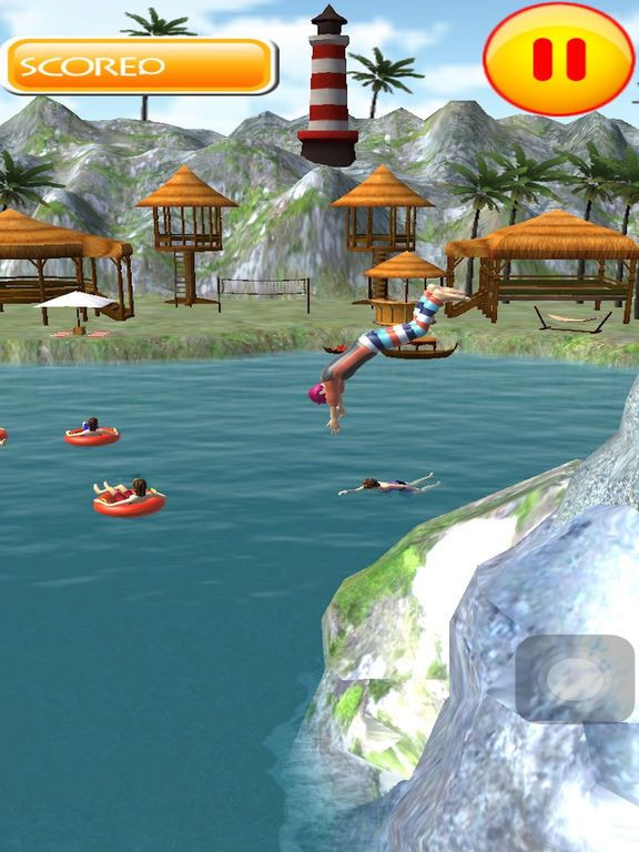 Flip Swim Diving: Cliff Jumping Flip Swim Diving: Cliff Jumping