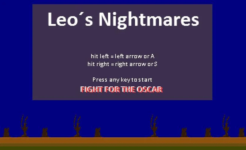 Leo´s Nightmares - Fight for the Oscar (itch) Leo´s Nightmares - Fight for the Oscar (itch)