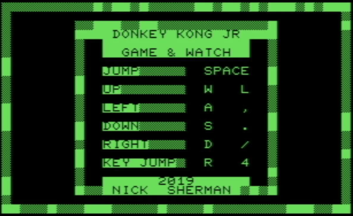 DKJ Game & Watch (Commodore PET) (itch) DKJ Game & Watch (Commodore PET) (itch)