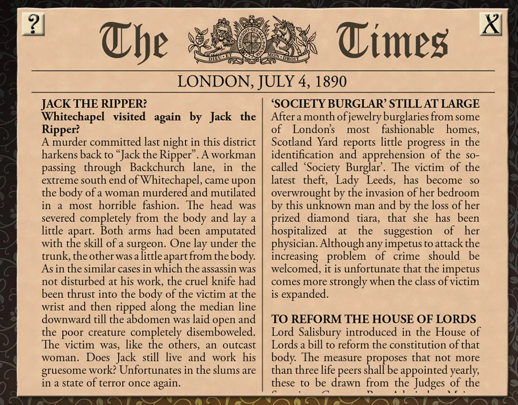 Sherlock Holmes Consulting Detective: The Case of the Mystified Murderess Sherlock Holmes Consulting Detective: The Case of the Mystified Murderess