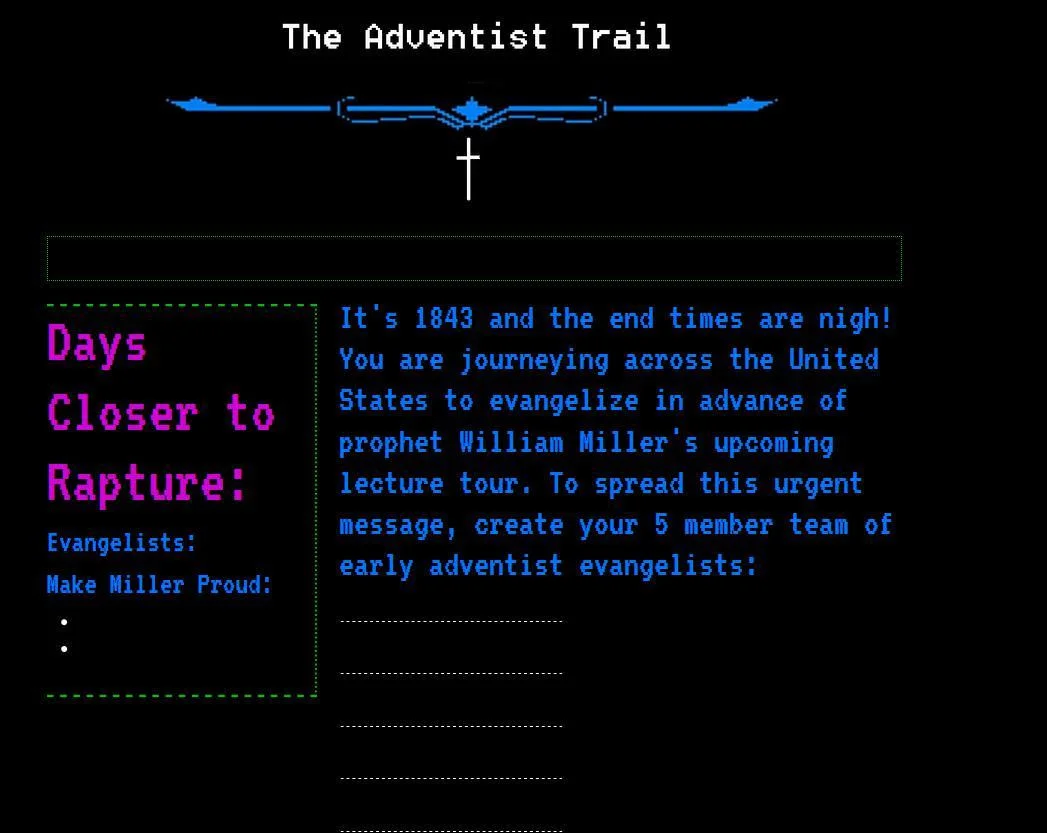 Adventist Trail (itch)