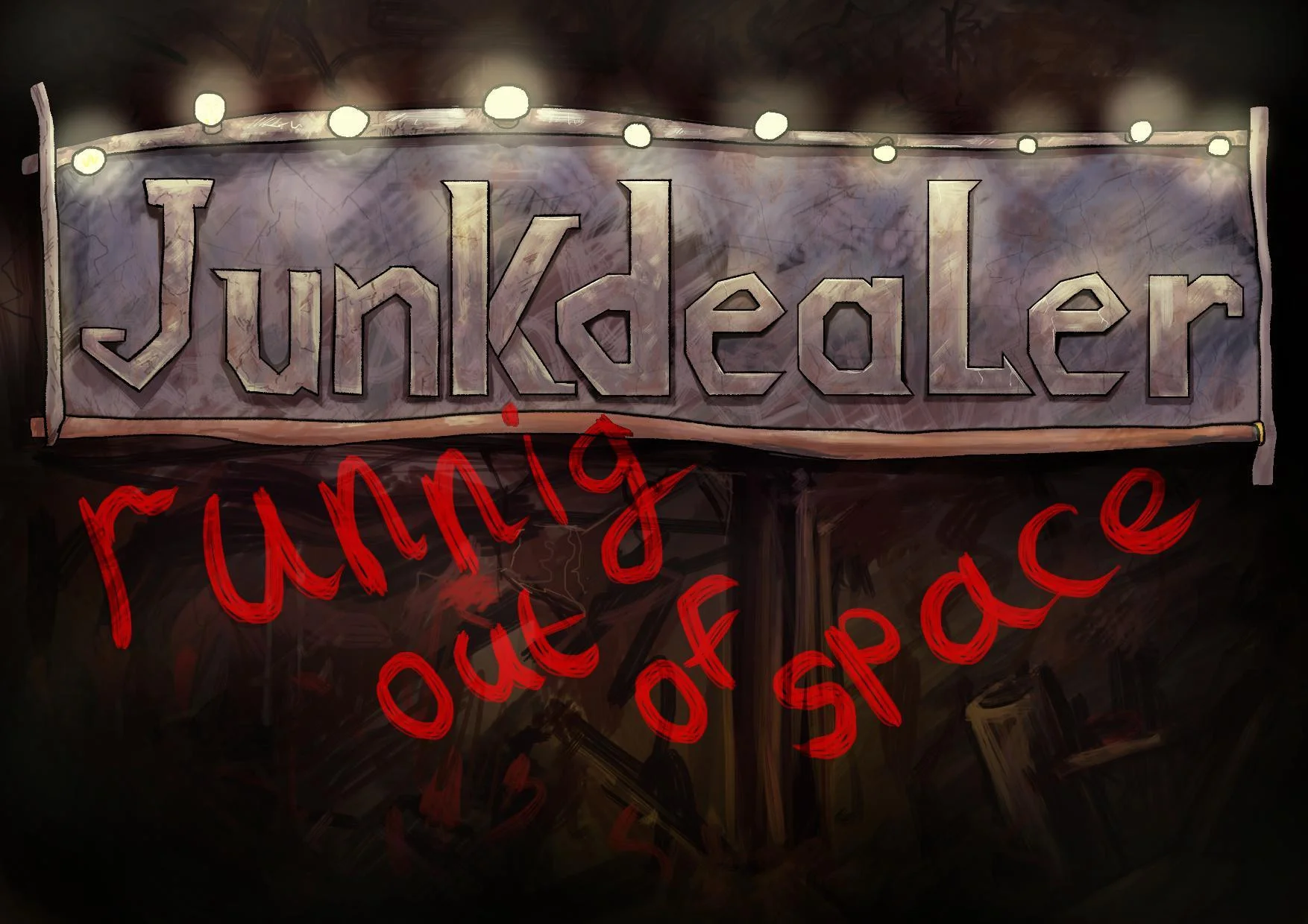 junk dealer running out of space (itch)