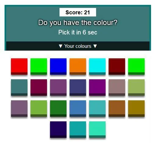 Do you have the color? (itch) Do you have the color? (itch)
