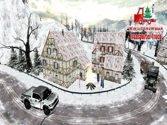Winter Snow Giant Truck Drive Winter Snow Giant Truck Drive
