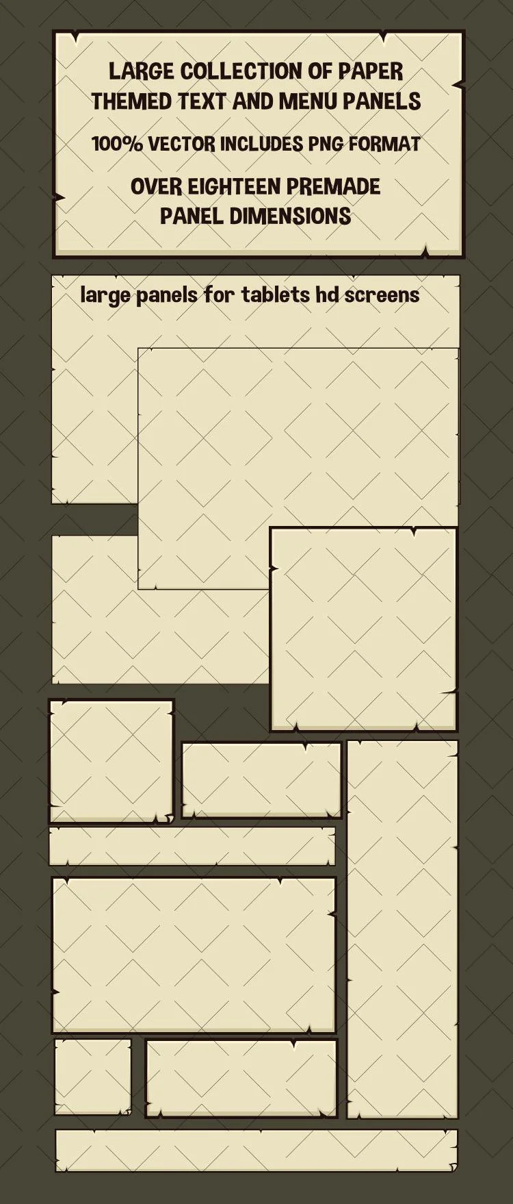 Paper panels (itch) Paper panels (itch)