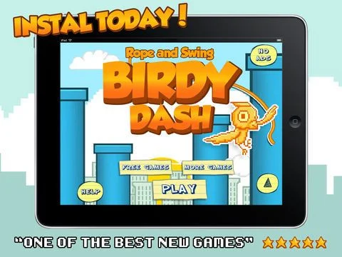 Flappy Dash - Tiny Bird Flying Through The Jungle FREE Flappy Dash - Tiny Bird Flying Through The Jungle FREE