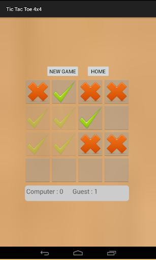 Strategic Tic Tac Toe 4x4 Strategic Tic Tac Toe 4x4