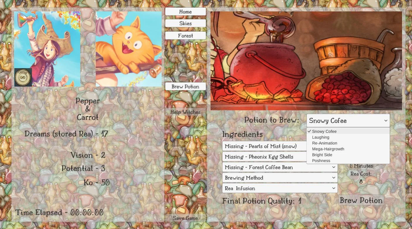 Pepper and Carrot: Potions (itch) Pepper and Carrot: Potions (itch)