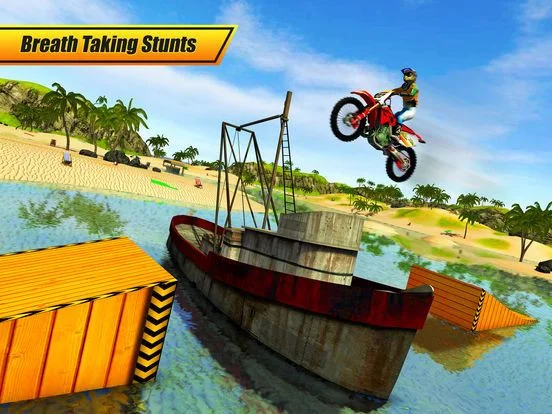 Beach Water Surfer Bike Racing - Motorbike Riding Beach Water Surfer Bike Racing - Motorbike Riding