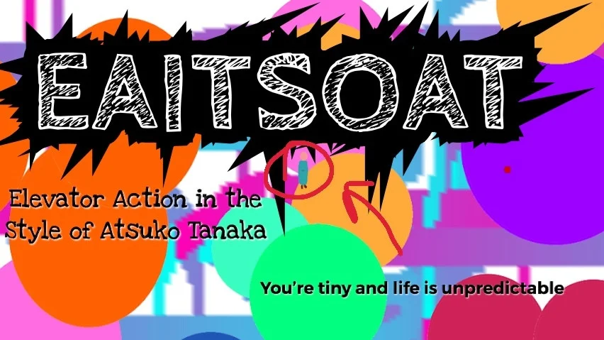Elevator Action in the Style of Atsuko Tanaka (itch)