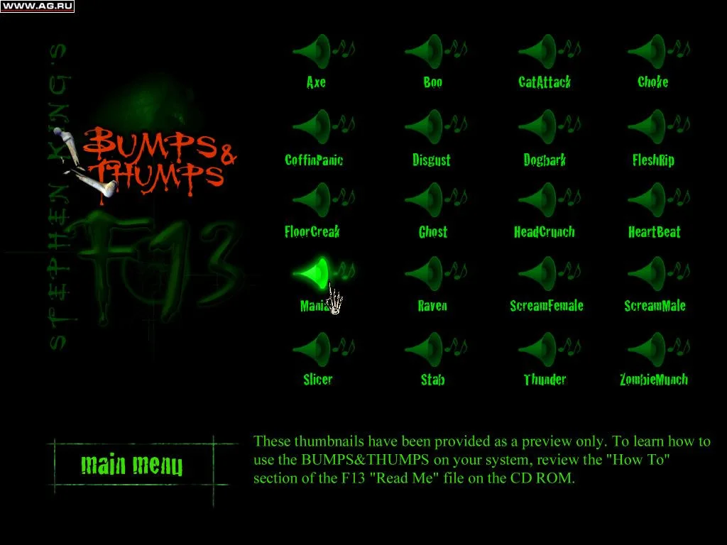 Stephen King's F13 Stephen King's F13