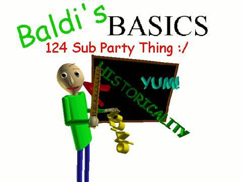 Статьи по Baldis Basics: 124 Subs Party Thing :/ (itch)