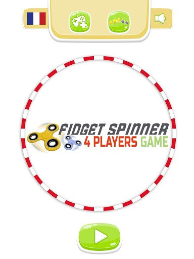 Hand Spinner: 4 players game