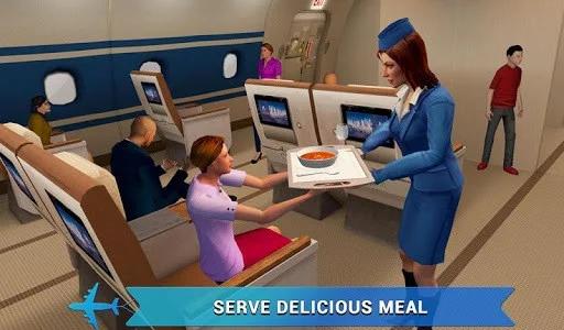 Airplane Flight Attendant -Career Job Sim Airplane Flight Attendant -Career Job Sim
