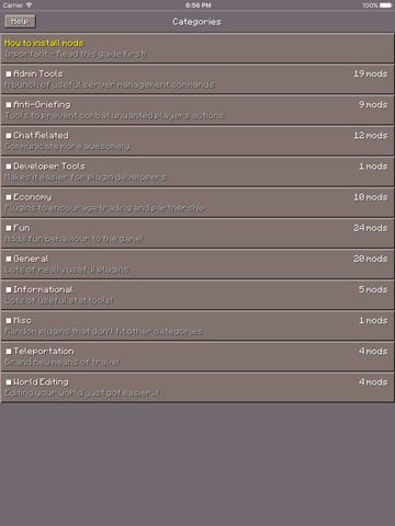 Mods Explorer – for PocketMine MP