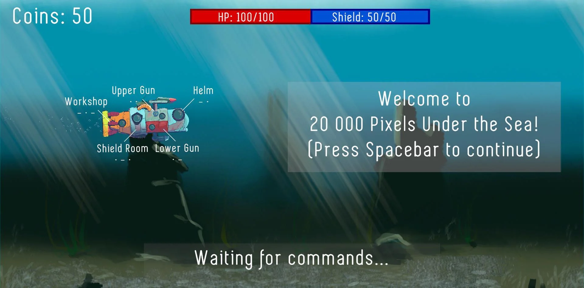Статьи по 20 000 Pixels Under the Sea (itch)