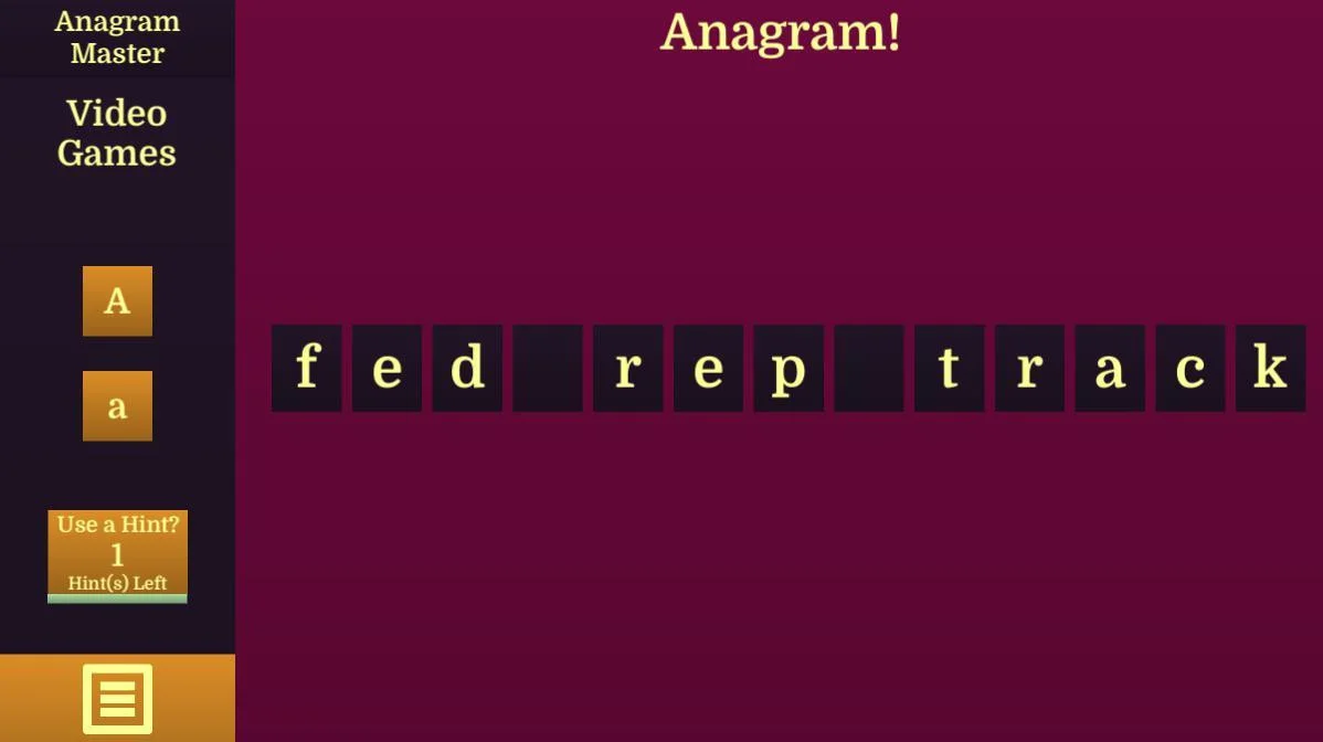 Статьи по Anagram Master (itch)