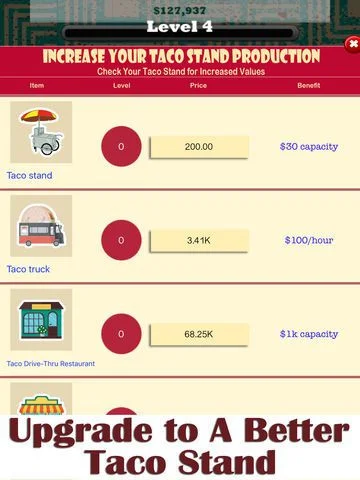 Taco Mucho Clicker - Super Crafter Streetfood Truck Master Game