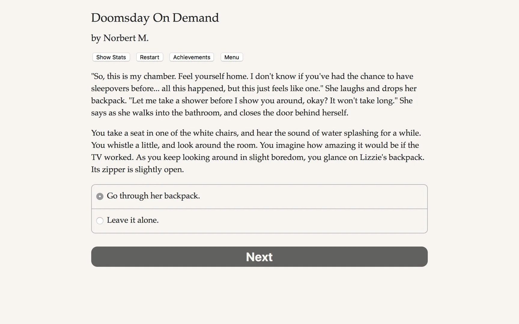 Doomsday on Demand Doomsday on Demand