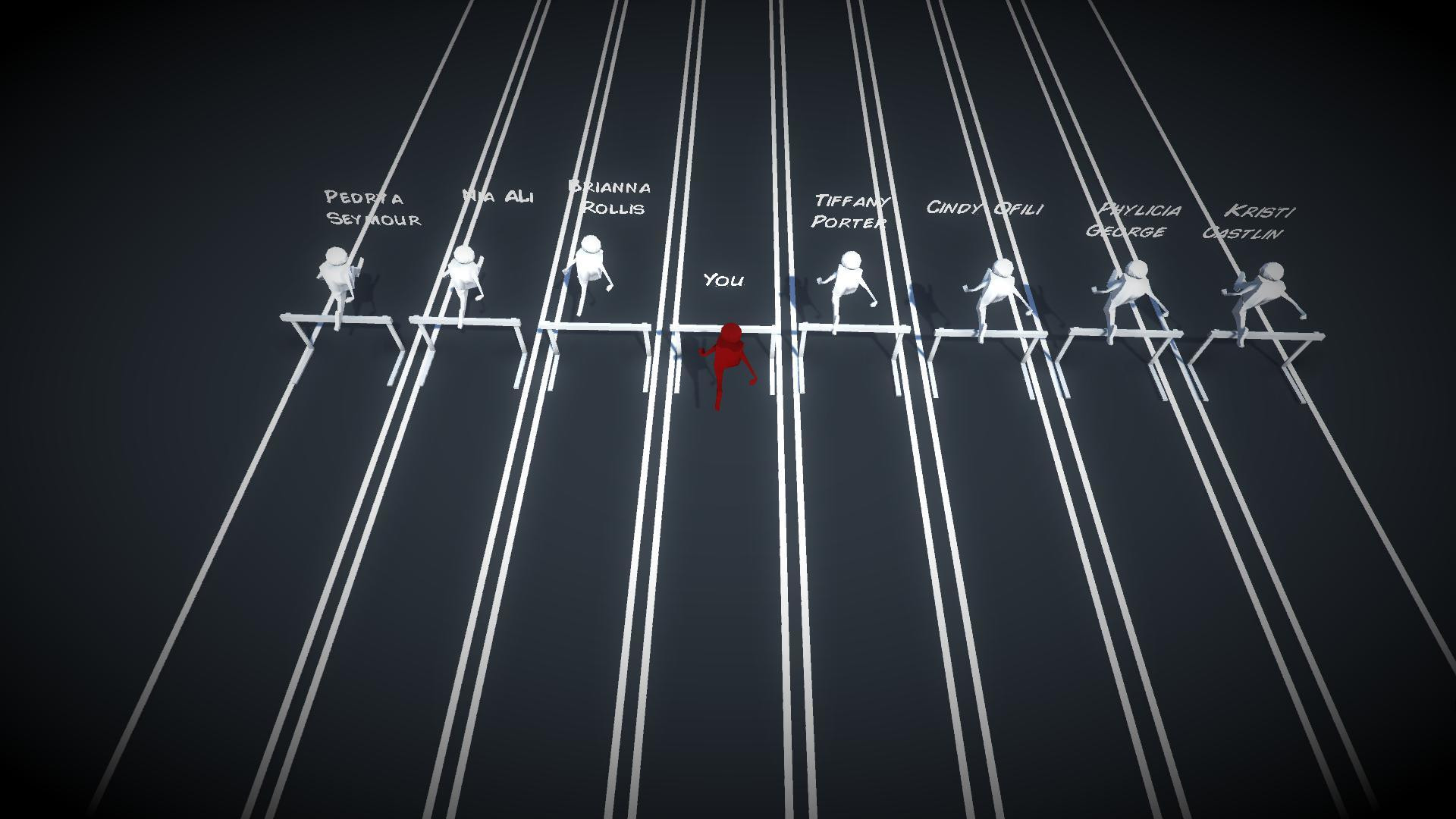 100m Hurdle Race Simulator (itch)