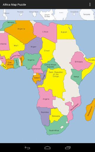 Africa Map Puzzle Africa Map Puzzle