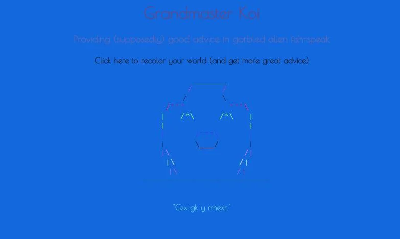 Grandmaster Koi (itch)