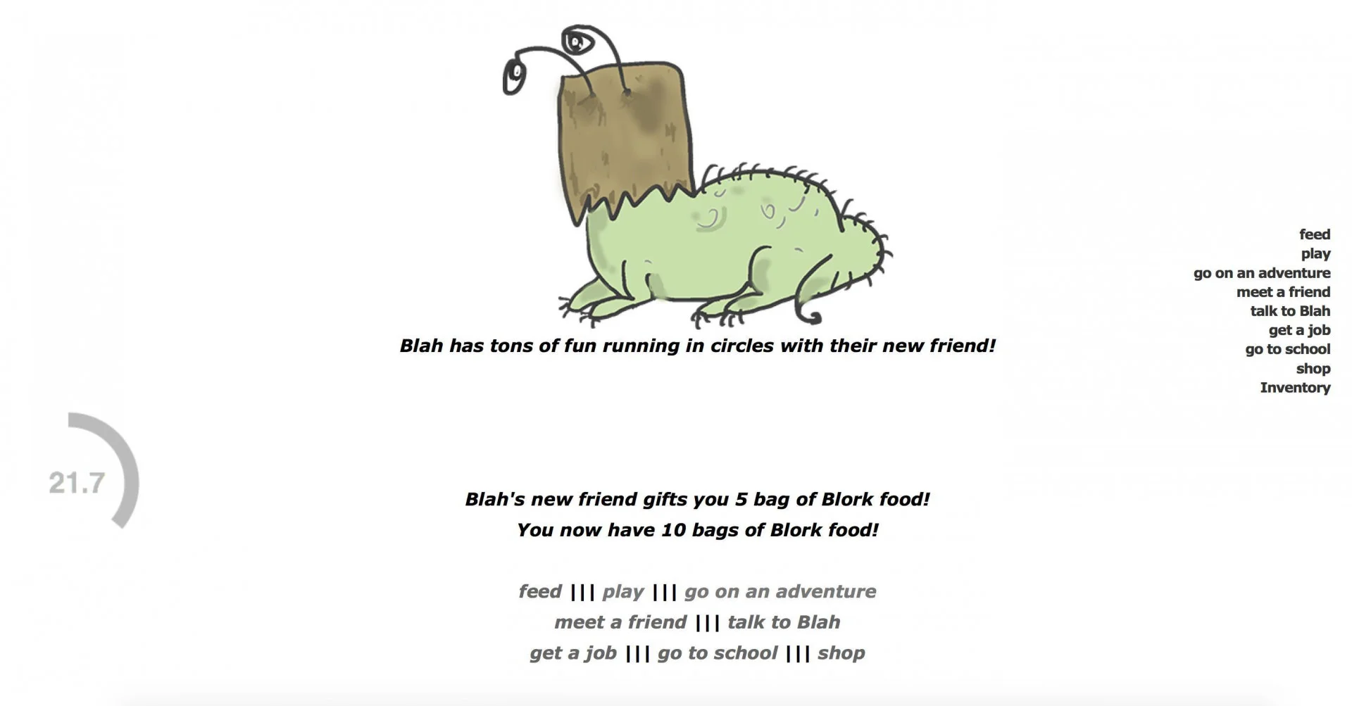 Blork: The 60 Second Pet! (itch) Blork: The 60 Second Pet! (itch)