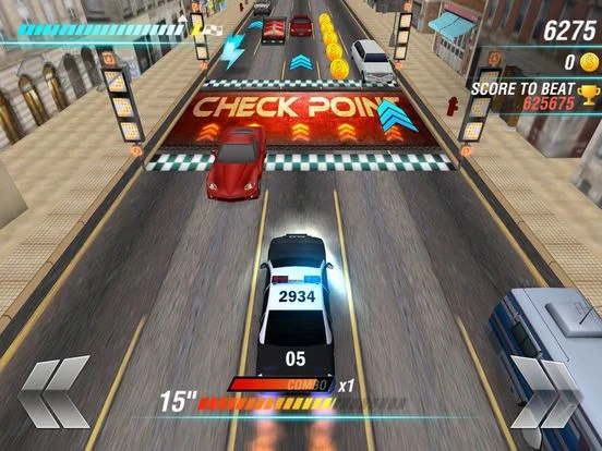 Police Car Driving Simulator . Racing the Robbers