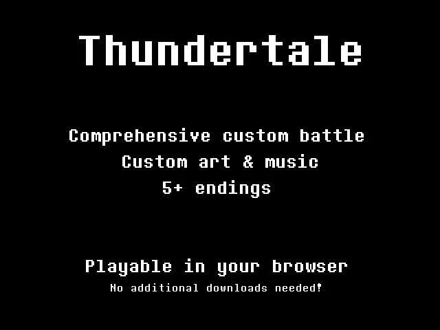 Рецензии Thundertale (itch)