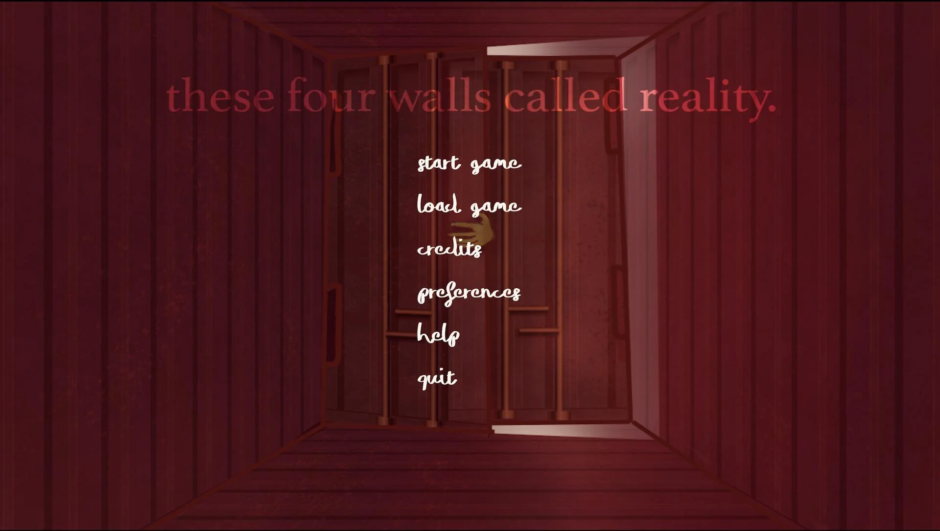 Новости о these four walls called reality. (itch)