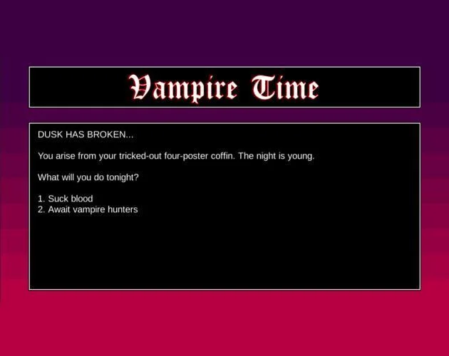 Vampire Time (itch) Vampire Time (itch)