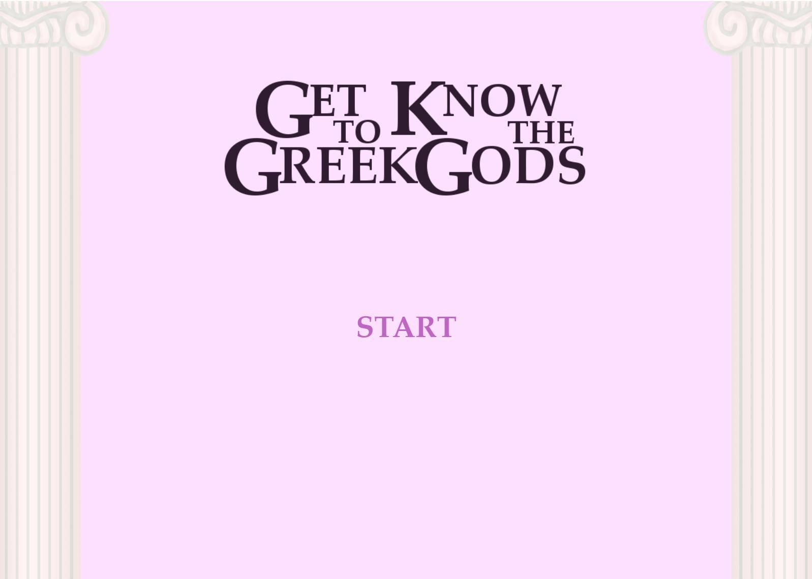 Get to Know the Greek Gods (itch)
