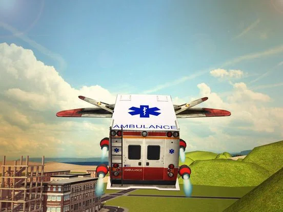 Flying Ambulance 3d Simulator 2016