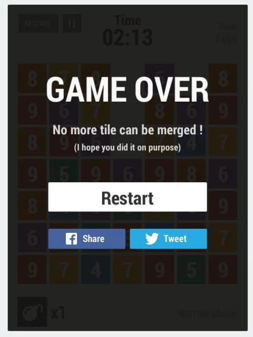 Рецензии zer0 - Can you reach the tile n'0! (itch)